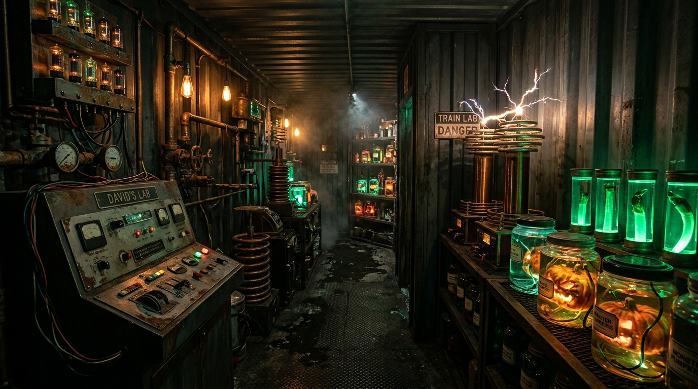 David's Mad Lab Interior