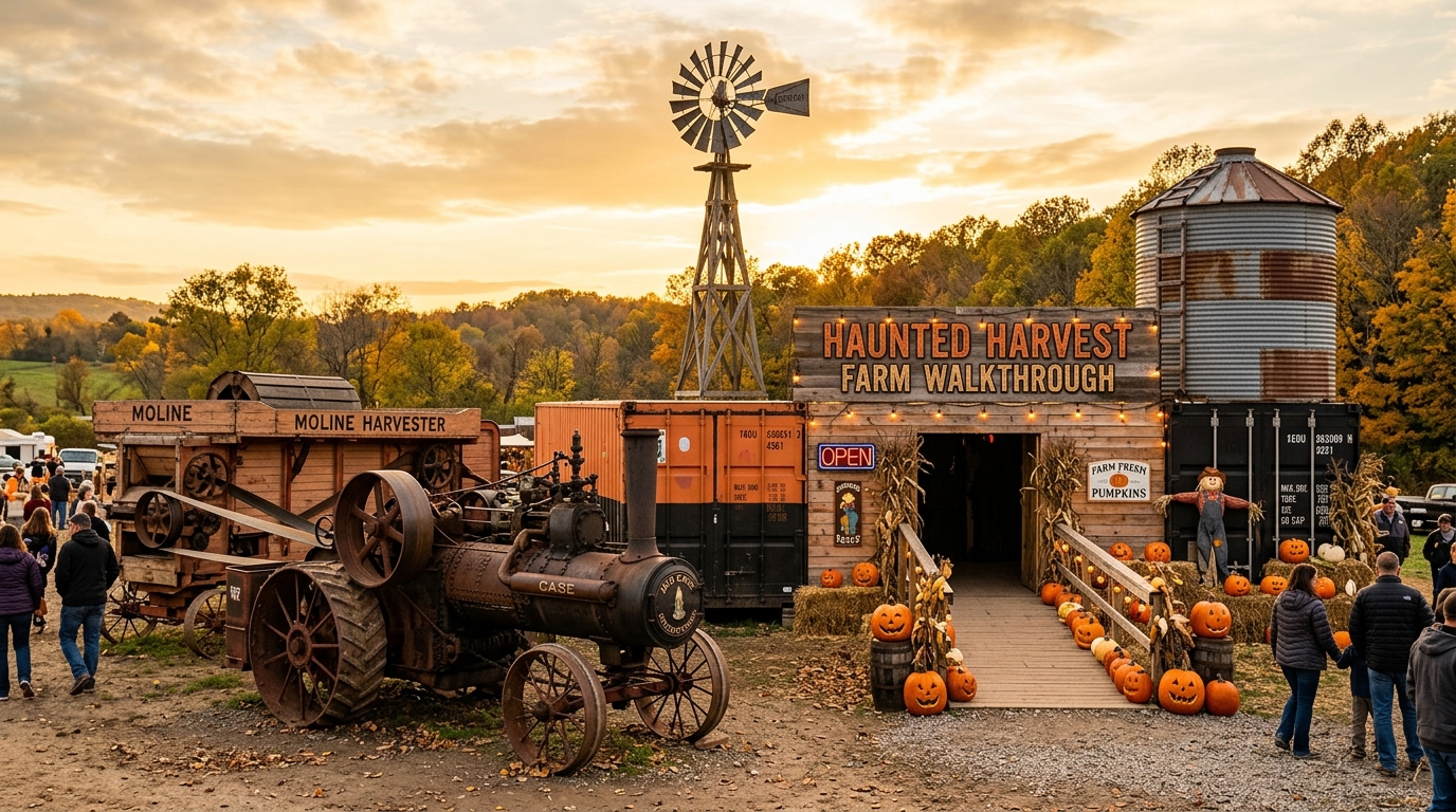 Steam Tractor & Silo